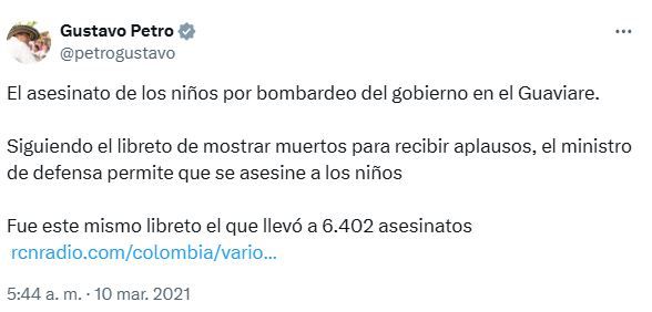 El hoy mandatario no estaba a favor de estas acciones.