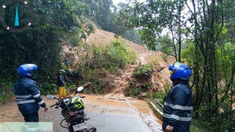 Deslizamiento de tierra en Antioquia