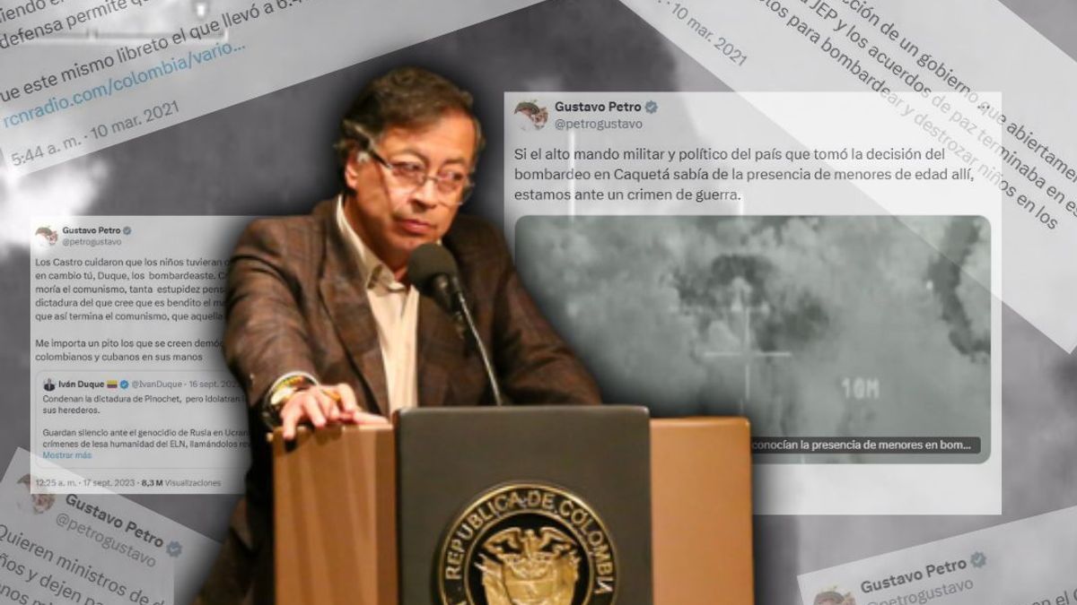 El mandatario no defiende los bombardeos sobre los menores de edad.