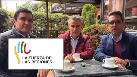 Juan Guillermo Zuluaga, Juan Carlos Cárdenas y Aníbal Gaviria