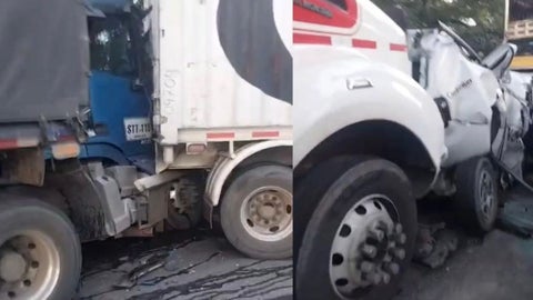 Accidente en zona bananera