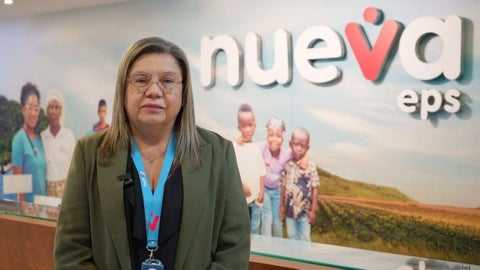 Gloria Polanía, agente interventora de la Nueva EPS.