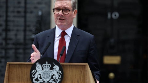 Sir Keir Starmer, primer ministro del Reino Unido