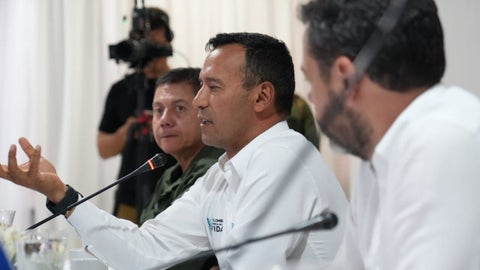 Pedro Sánchez, ministro de Defensa, en el Encuentro de Seguridad de Ciudades Capitales