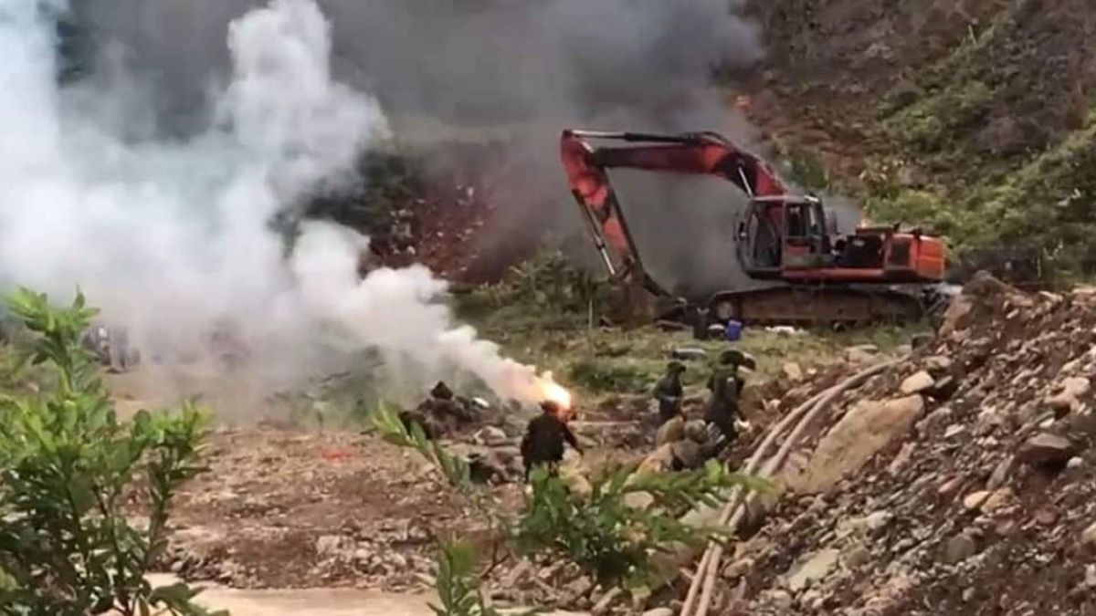 Cuatro mineros murieron en una mina de carbón en Antioquia.