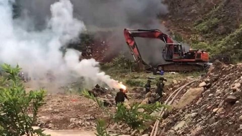 Cuatro mineros murieron en una mina de carbón en Antioquia.