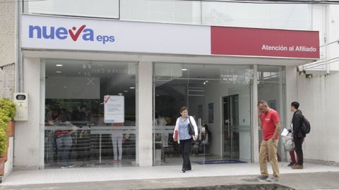 Sede de la Nueva EPS, en Bogotá.