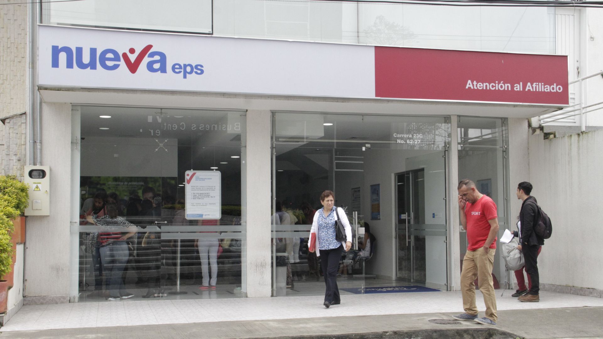 Sede de la Nueva EPS, en Bogotá.