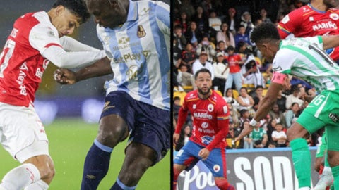 Historial de partidos Liga colombiana.
