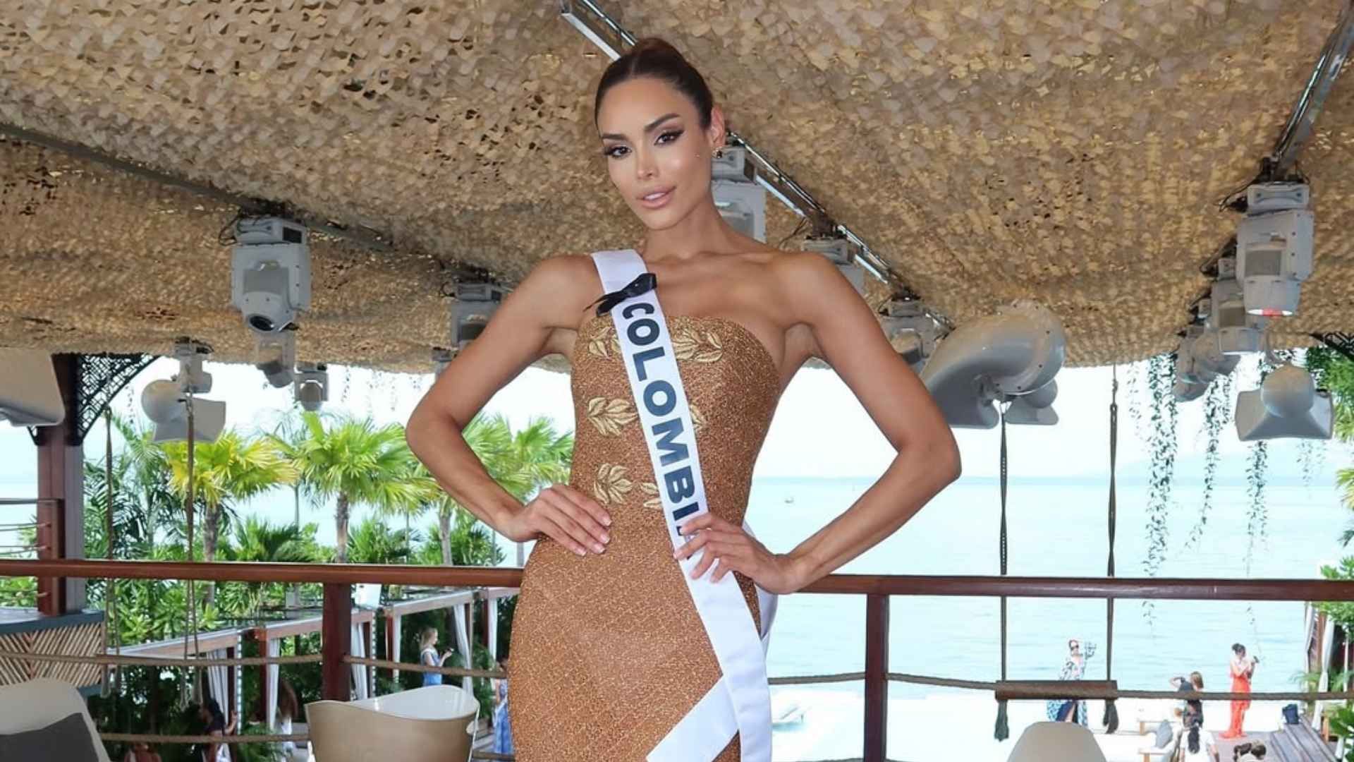 La colombiana compartió escenario con candidatas de más de 80 países en la agenda oficial de Miss Universo 2025.