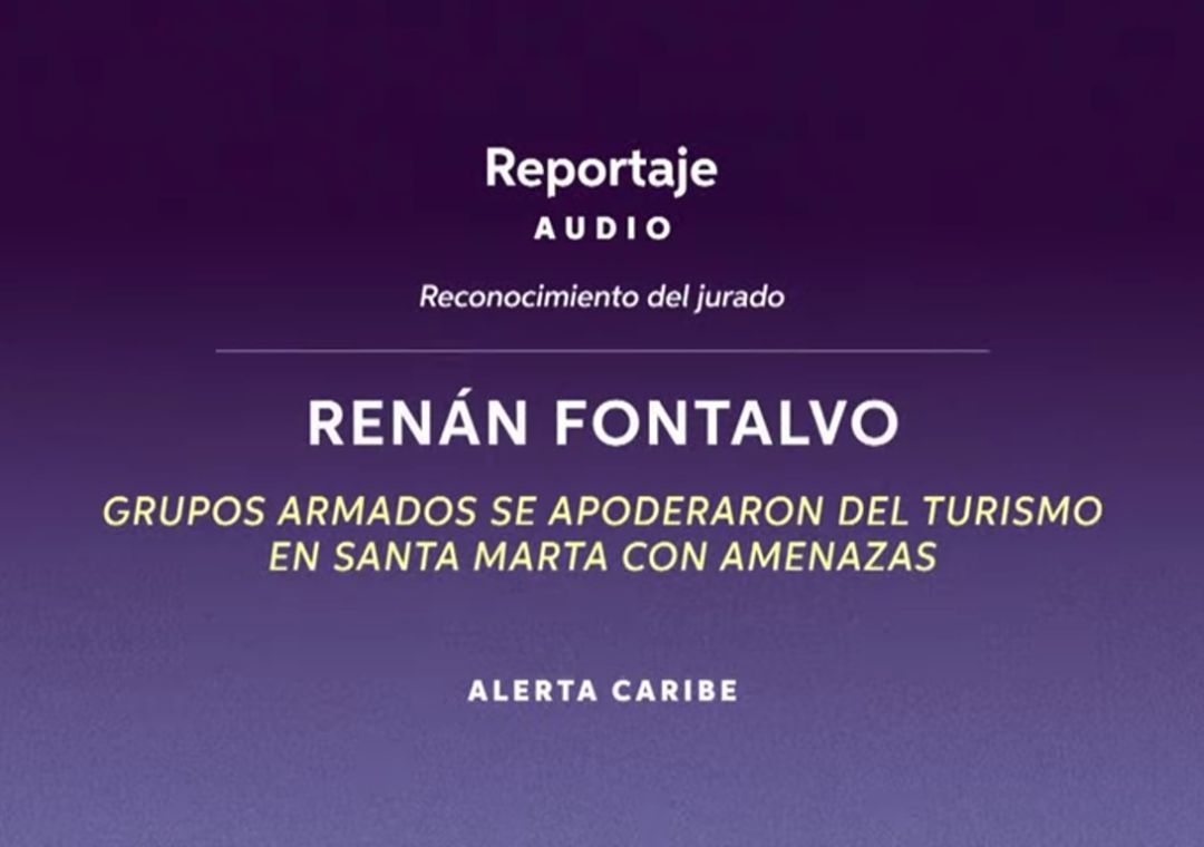 Reconocimiento a Renán Fontalvo.