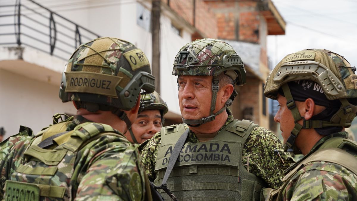 Almirante Francisco Cubides Granados, comandante de las Fuerzas Militares