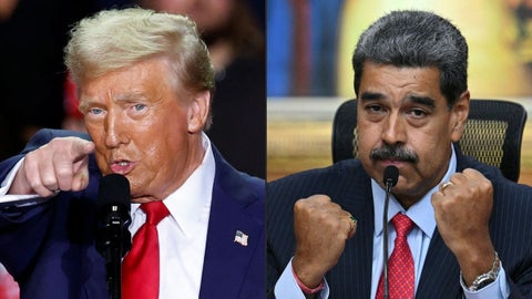 Donald Trump y Nicolás Maduro