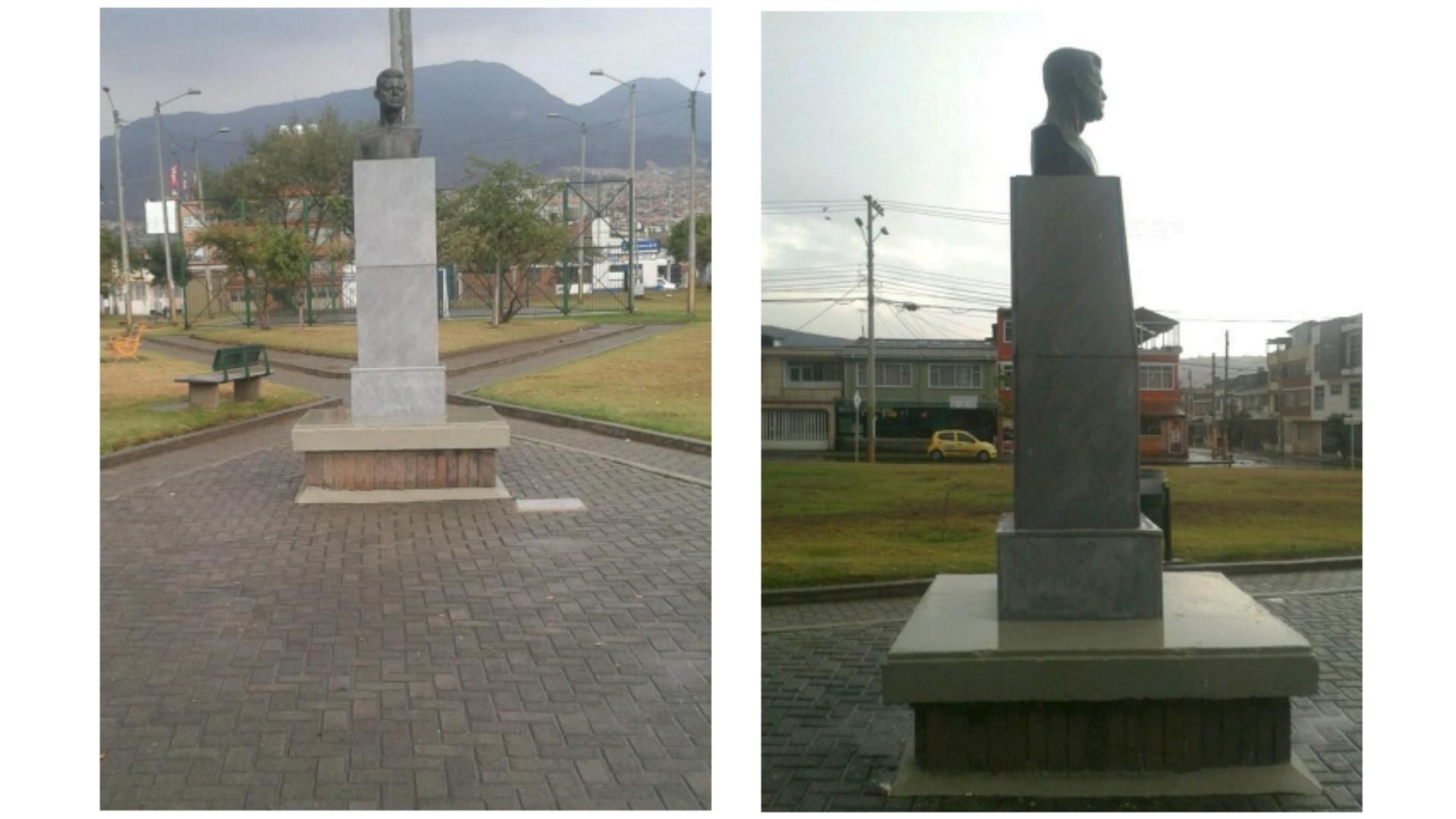 Monumento John F. Kennedy en Bogotá.