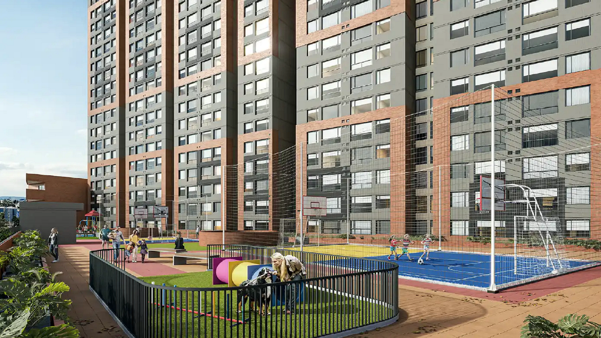 Contenido Comercial - En el barrio Las Brisas se construye un proyecto de Vivienda de Interés Social de Renovación Urbana con ubicación estratégica y espacios comunales de gran valor para los residentes.