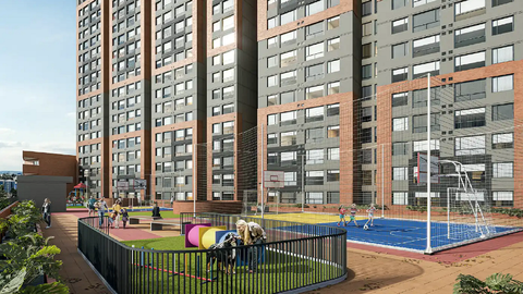 Contenido Comercial - En el barrio Las Brisas se construye un proyecto de Vivienda de Interés Social de Renovación Urbana con ubicación estratégica y espacios comunales de gran valor para los residentes.