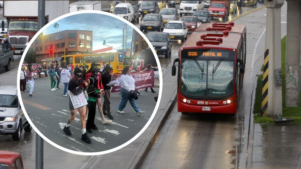 Por manifestaciones del 25 de noviembre, TransMilenio cierra varias estaciones en la carrera 30.