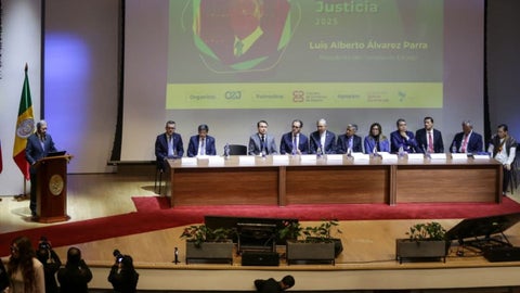 Los presidentes de las altas cortes se reunieron con el registrador nacional, el contralor general y la fiscal general, en medio de la Gran Cumbre de la Justicia, un evento anual que organiza la Corporación Excelencia en la Justicia.