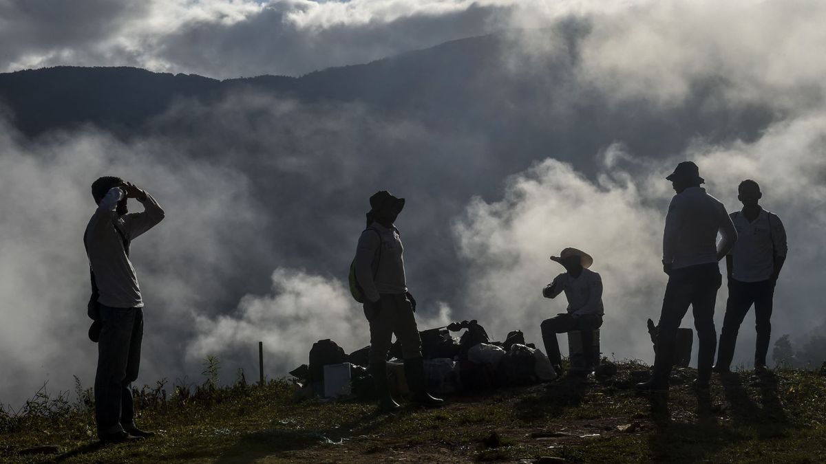 Campesinos en Briceño, Antioquia