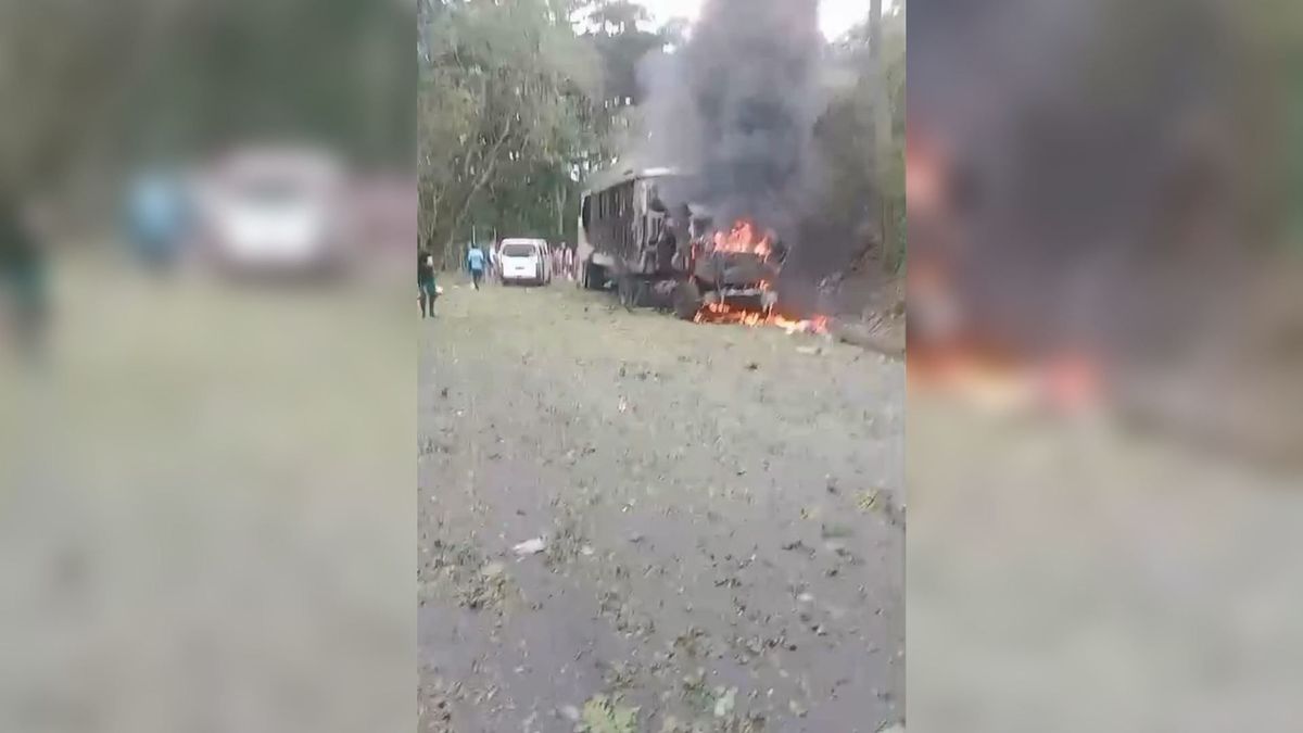 Atentado en la Vía Panamericana - Cauca