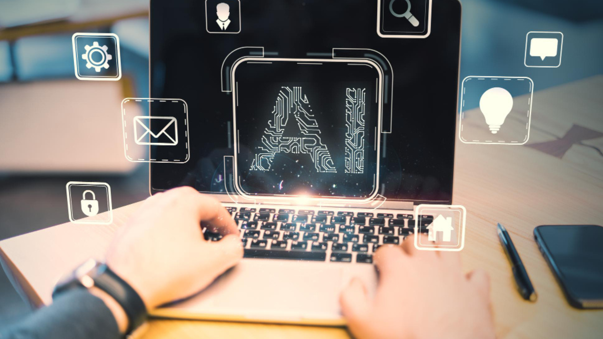 Buenas prácticas digitales: recordatorio visual sobre revisar la precisión del texto transcrito antes de compartirlo.