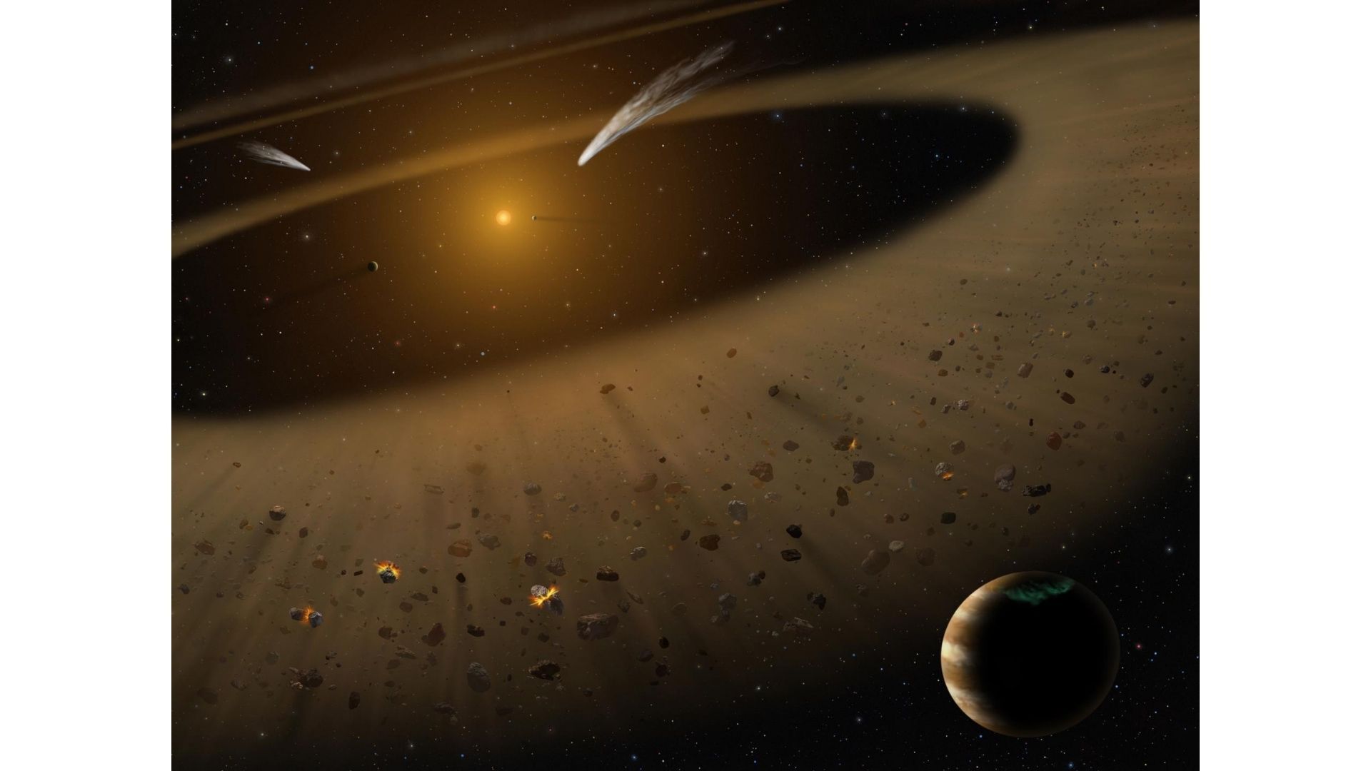 Investigadores detectan señales de una posible agrupación inédita en el cinturón de Kuiper.