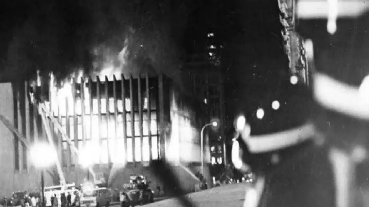 Retoma del Palacio de Justicia en Bogotá.