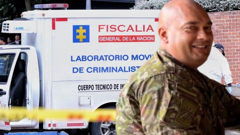 Coronel Rafael Granados Rueda, herido en atentado en Popayán.