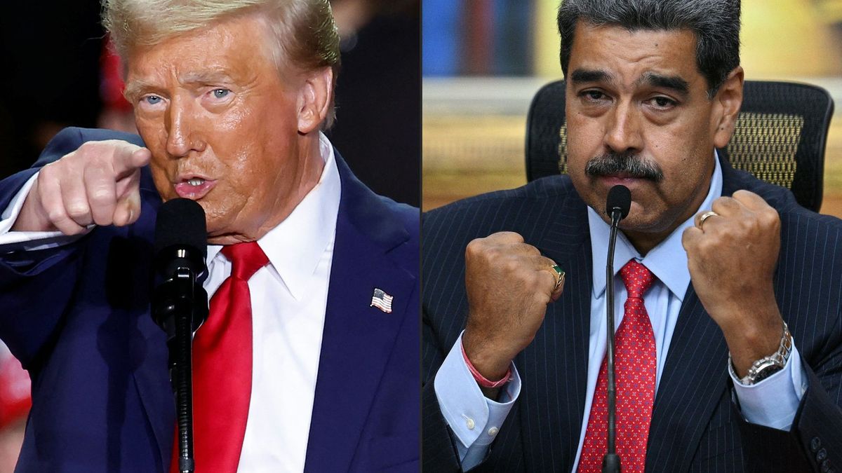Donald Trump y Nicolás Maduro.