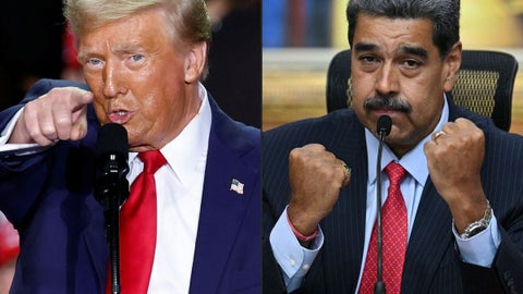 Donald Trump y Nicolás Maduro.