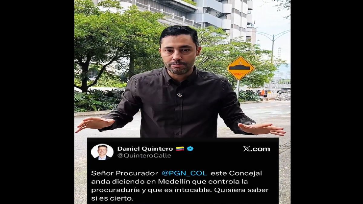 Anuncia demanda contra Daniel Quintero.
