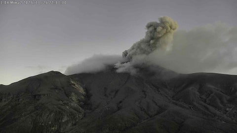 Estado de alerta del volcán Puracé cambia de Amarilla a Naranja