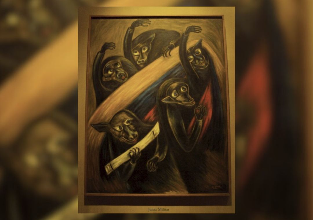 La artista no dudó en retratar a la política de su época en sus lienzos.