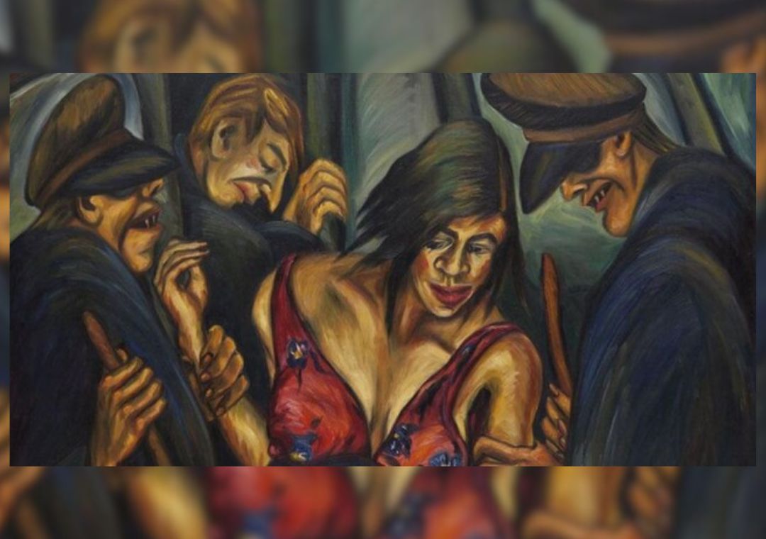 Esta obra es un símil de cómo la justicia y la mujer son vulnerables ante el hombre.