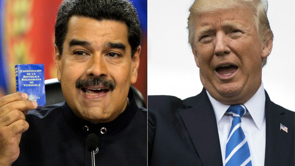 Donald Trump y Nicolás Maduro