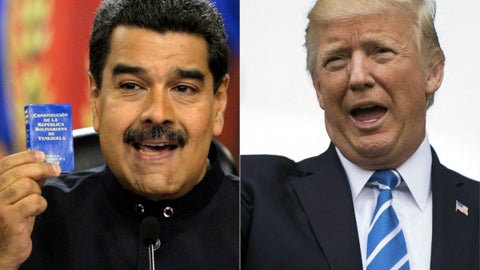 Donald Trump y Nicolás Maduro