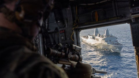 Imagen de archivo del conflicto de Venezuela y EE. UU. en el Caribe. La administración Trump insiste en que está, en efecto, en guerra contra presuntos “narcoterroristas”.