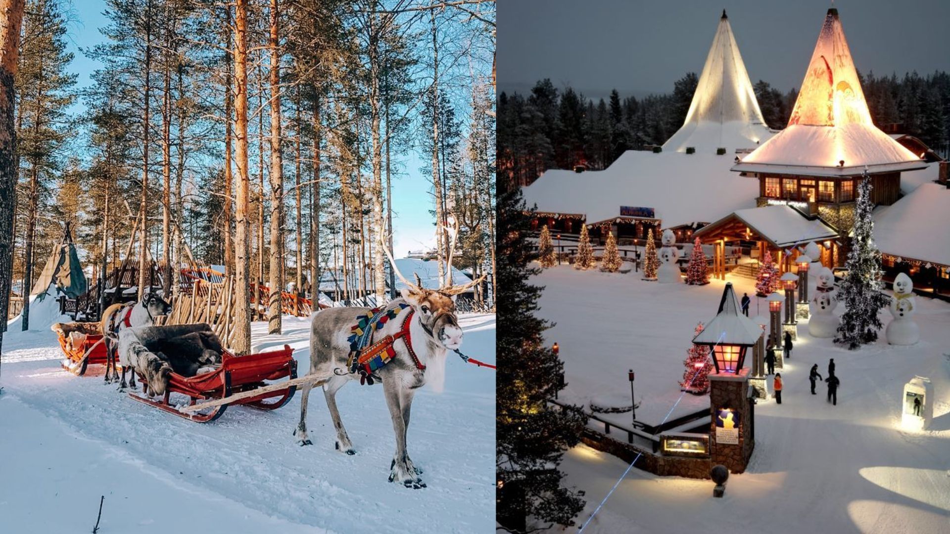 Aquí está el Santa Claus Village, que se abre todo el año y es presentado oficialmente como la “ciudad de Santa”. 