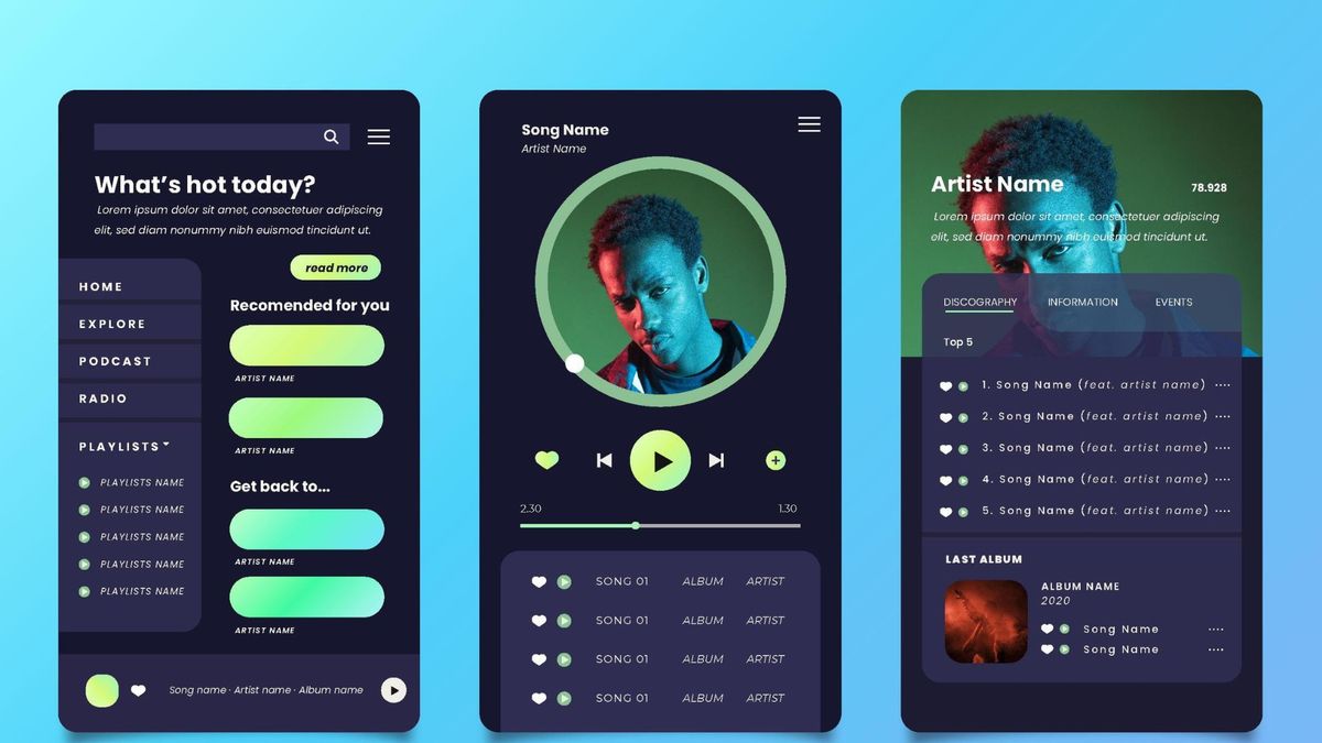 El resumen anual incluye datos como minutos, géneros principales y álbumes favoritos.