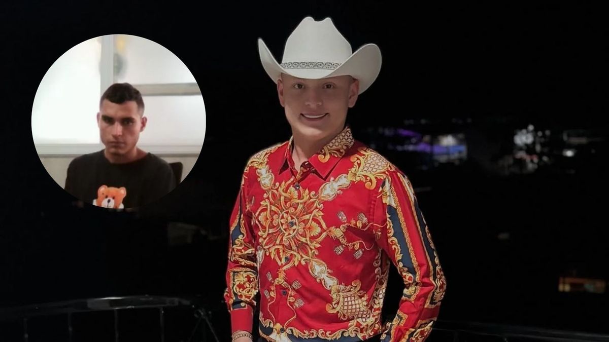 Cantante Miguel Ayala y uno de sus supuestos secuestradores