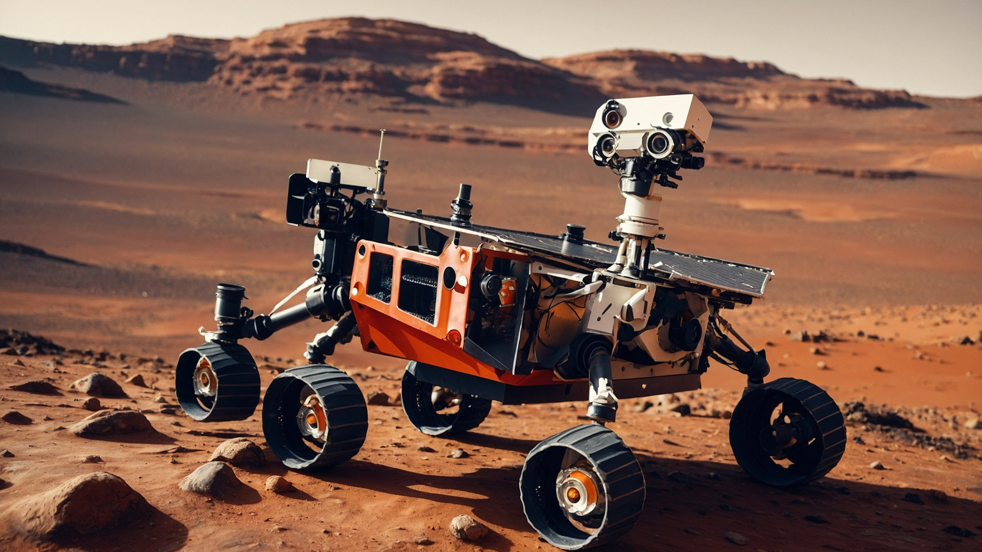 Rover se encuentra recolectando información en Marte.