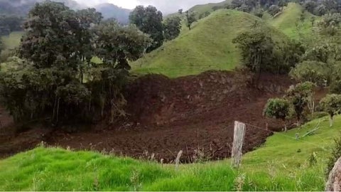 Avalancha Vistahermosa, Tolima, deja un muerto.