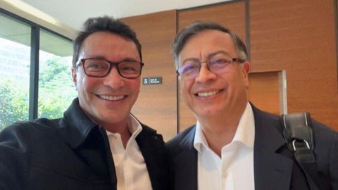 Carlos Caicedo y Gustavo Petro