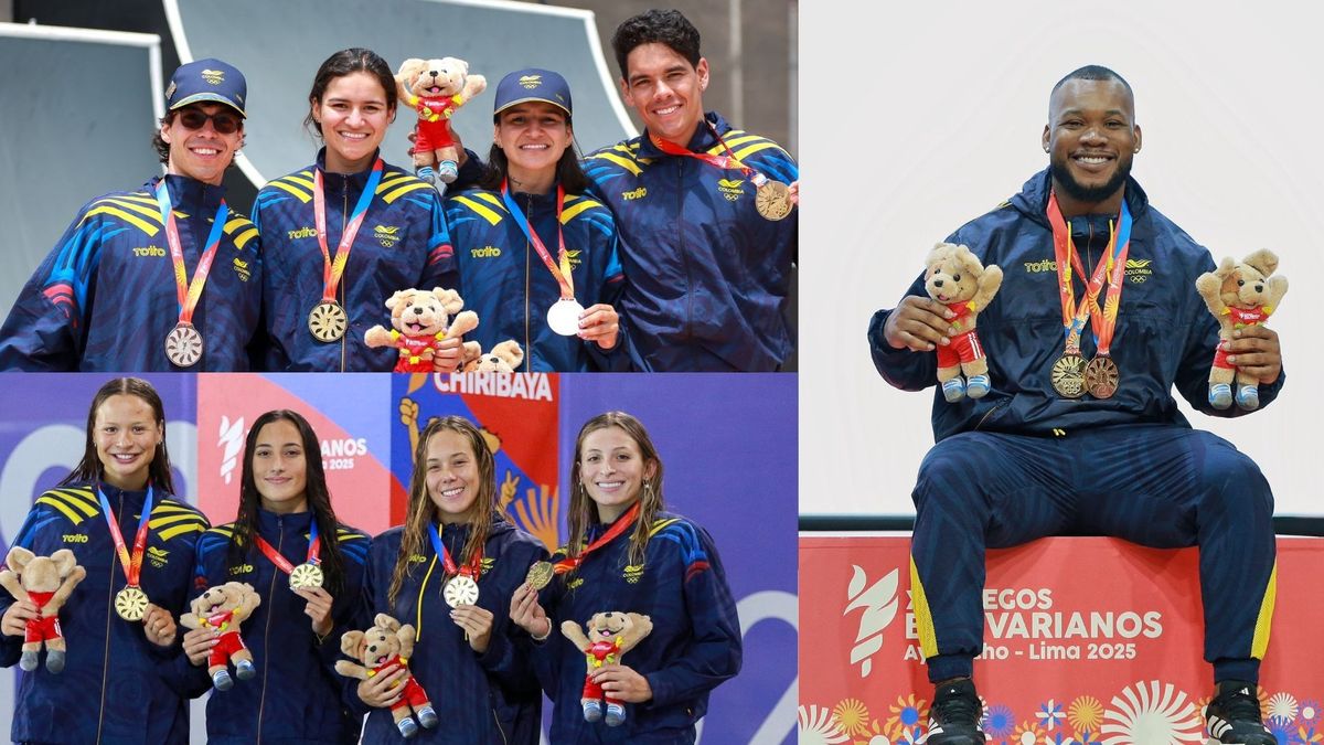 Deportistas colombianos ganadores de medallas en los Juegos Bolivarianos
