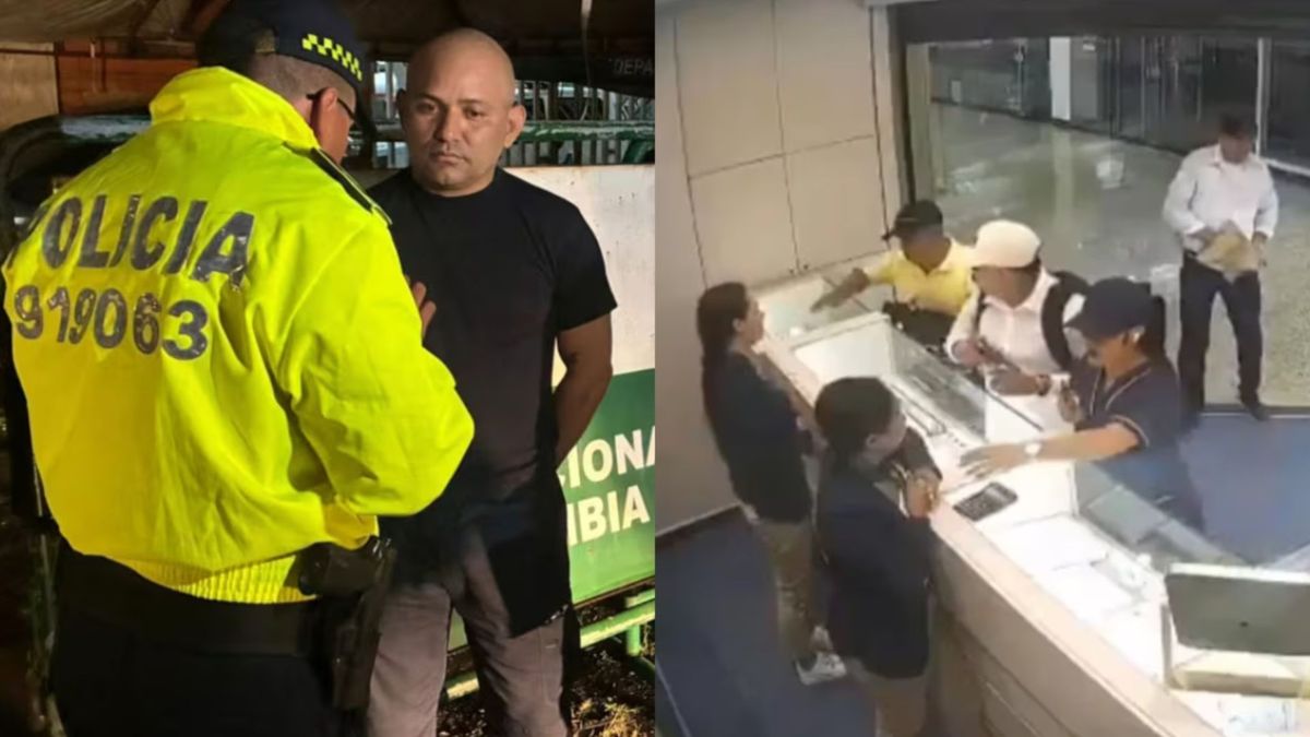 Policía implicado en robo a joyería en Bucaramanga