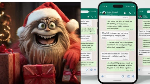 Icono de WhatsApp con temática Grinch, una tendencia navideña en 2025.