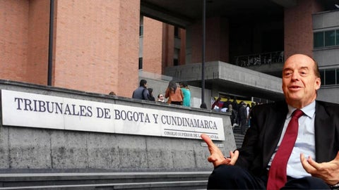 Excanciller Álvaro Leyva en imputación ante el Tribunal Superior de Bogotá