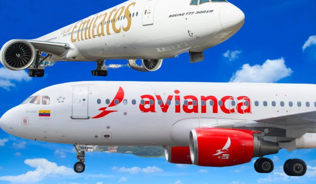 Avianca y Emirates también iniciaron un acuerdo de código compartido en 2024.