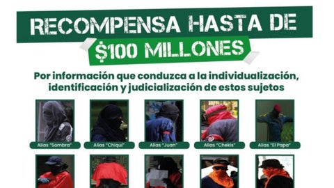 Cartel de los más buscados por vandalizar universidades