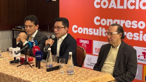 Carlos Caicedo, Luis Carlos Reyes y Jaime Araújo